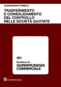 Copertina libro <b>Trasferimento e consolidamento del controllo nelle società quotate</b>