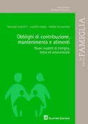 Copertina libro <b>Obblighi di contribuzione, mantenimento e alimenti</b>
