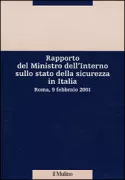 Copertina libro <b>Rapporto del Ministro dell'interno sullo stato della sicurezza in Italia</b>