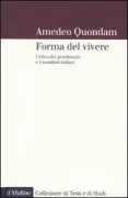 Copertina libro <b>Forma del vivere</b>
