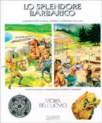Copertina libro <b>Lo splendore barbarico</b>