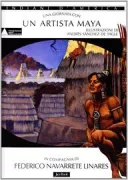 Copertina libro <b>Una giornata con un artista maya</b>