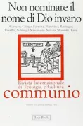 Copertina libro NON NOMINARE IL NOME DI DIO INVANO