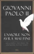 Copertina libro <b>L'amore non avra mai fine</b>
