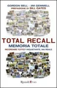 Copertina libro Total recall Memoria totale