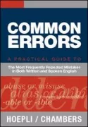 Copertina libro <b>Common errors</b>