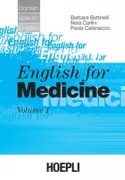 Copertina libro <b>English for medicine</b>