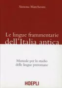 Copertina libro <b>Le lingue frammentarie dell'Italia antica</b>