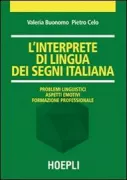 Copertina libro <b>L'interprete di lingua dei segni italiana</b>