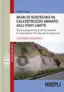Copertina libro <b>Muri di sostegno in calcestruzzo armato agli stati limite</b>