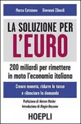 Copertina libro <b>La soluzione per l'euro</b>