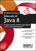 Copertina libro <b>Manuale di Java 8</b>