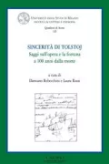 Copertina libro <b>Sincerità di Tolstoj</b>