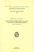 Copertina libro <b>Evoluzione e controllo della qualità dell'aria sul territorio italiano</b>