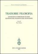 Copertina libro <b>Tradurre filosofia</b>