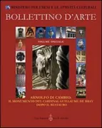 Copertina libro <b>Arnolfo di Cambio: il monumento del Cardinale Guillaume De Bray dopo il restauro</b>