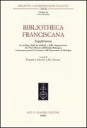 Copertina libro <b>Bibliotheca Franciscana</b>