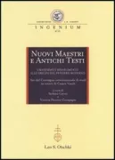 Copertina libro <b>Nuovi maestri e antichi testi: umanesimo e Rinascimento alle origini del pensiero moderno</b>