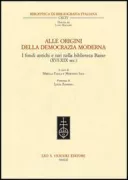 Copertina libro <b>Alle origini della democrazia moderna</b>