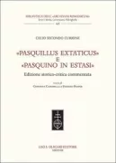 Copertina libro <b>Pasquillus extaticus e Pasquino in estasi<br></b>(titolo originale o altro titolo: <i>Pasquillus extaticus et Marphorius</i>)