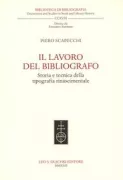 Copertina libro <b>Il lavoro del bibliografo<br></b>(titolo originale o altro titolo: <i>ll lavoro del bibliografo</i>)
