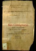 Copertina libro <b>Parte 2: I verbali dei consigli del Podestà 1232-1240</b>