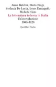Copertina libro <b>La letteratura tedesca in Italia</b>