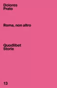 Copertina libro <b>Roma, non altro</b>