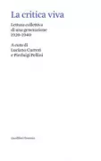 Copertina libro <b>La critica viva</b>