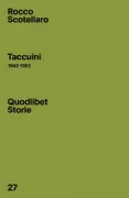 Copertina libro <b>Taccuini</b>