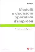 Copertina libro <b>Modelli e decisioni operative d'impresa</b>