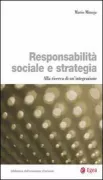 Copertina libro <b>Responsabilità sociale e strategia</b>