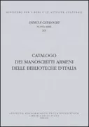 Copertina libro <b>Catalogo dei manoscritti armeni delle biblioteche d'Italia</b>