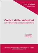 Copertina libro <b>Codice delle votazioni nell'ordinamento costituzionale italiano</b>
