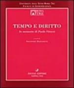 Copertina libro <b>Tempo e diritto</b>