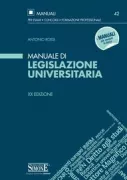 Copertina libro <b>Manuale di legislazione universitaria</b>