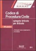 Copertina libro <b>Codice di procedura civile</b>