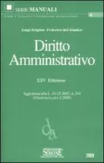Copertina libro <b>Diritto amministrativo</b>