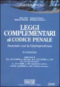 Copertina libro <b>Leggi complementari al codice penale</b>