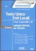 Copertina libro <b>Testo unico Enti locali</b>