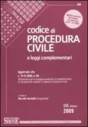 Copertina libro <b>Codice di procedura civile e leggi complementari</b>