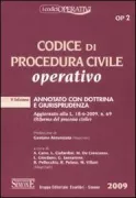 Copertina libro <b>Codice di procedura civile operativo</b>