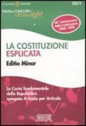 Copertina libro <b>La Costituzione esplicata</b>