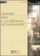 Copertina libro <b>Pirandello Binet e Les alterations de la personnalite</b>