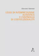 Copertina libro <b>Leggi di interpretazione autentica e controllo di costituzionalità</b>