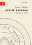 Copertina libro <b>Lucrezio e Bergson</b>
