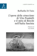 Copertina libro <b>L'opera dello straccione di Vito Pandolfi e il mito di Brecht nell'Italia fascista</b>