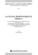 Copertina libro <b>La nuova responsabilità medica</b>