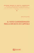 Copertina libro <b>Il voto condizionato nella società di capitali</b>
