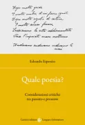 Copertina libro <b>Quale poesia?</b>